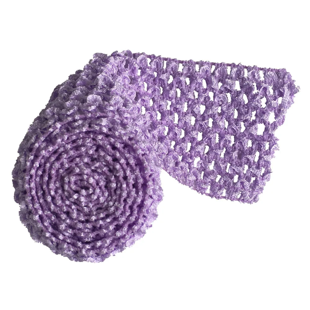 Crochet tutu bands Elastic Stretchy Waistband Headband Hairband 2.75" 1 meter per Lot