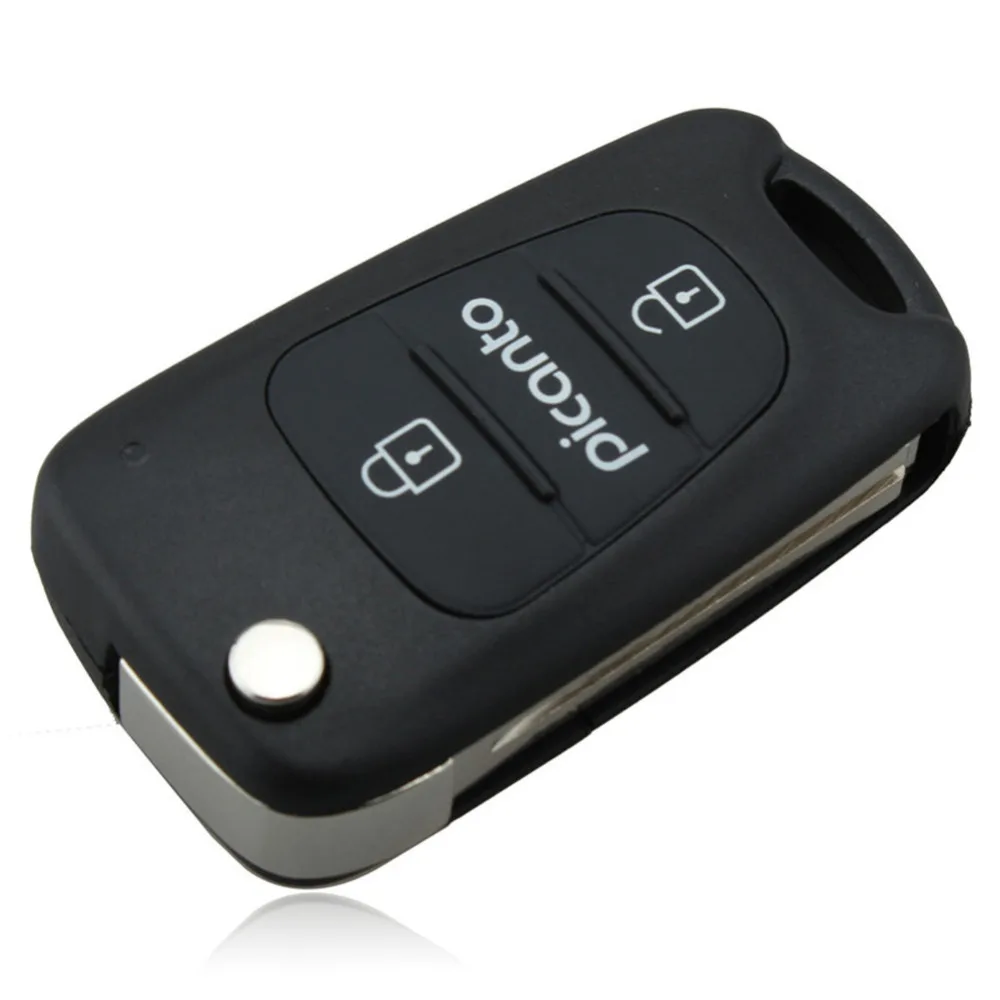 

Flip Key Shell fit for Picanto Sportage Remote key Case Fob with Picanto LOGO