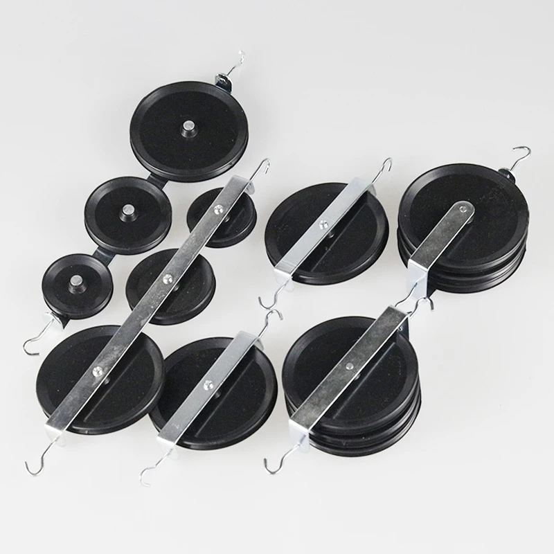 

1 Set Demo Pulley Block Mechanics Physics Experiment Teaching Instrument Equipment M-1262
