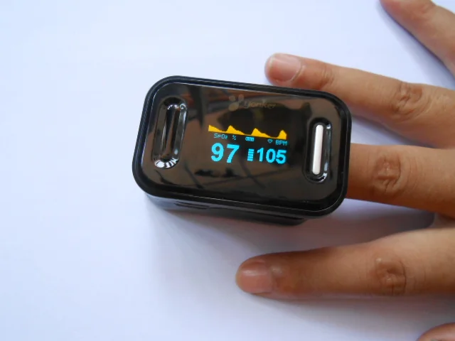 

Medical Pulse Oximeter Portable Finger LED Fingertip Blood Oxygen Saturation Monitor