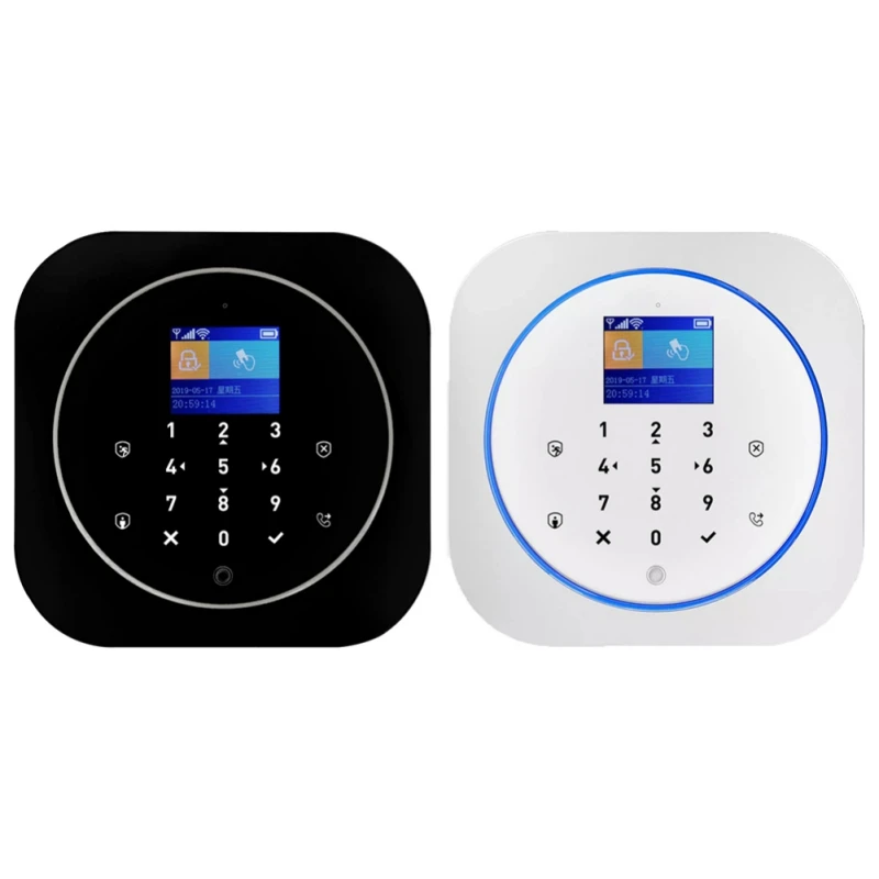 

Home Security WIFI+GSM Alarm Burglar Surveillance Systems Support Infrared Detector/ Door Sensor/ Remote Control