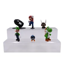 6 Styles/set Anime Figura Super Mario Bros Yoshi Luigi Goomba Mine PVC Action Figure Doll Boxed Collectible Model Baby Toy 6 Styles/set Anime Figura Super Mario Bros Yoshi Luigi Goomba Mine PVC Action Figure Doll Boxed Collectible Model Baby Toy