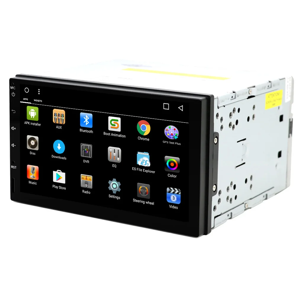 Sale Eunavi 2 Din 7 inch Pure Android 8.1 tda7851 Universal Car Radio PC GPS Navi Stereo 2din Multimedia Capacitive touch screen usb 3