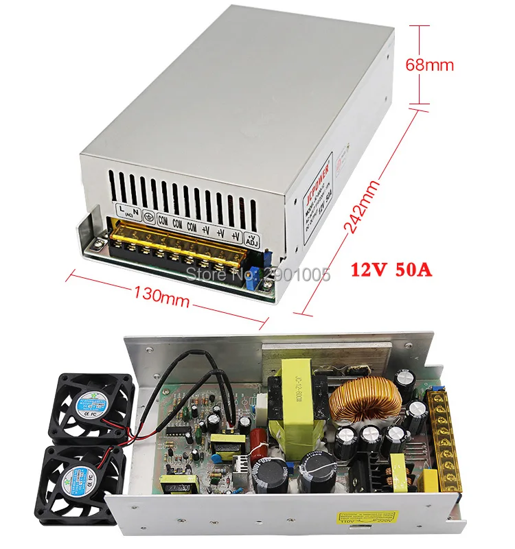 Ac dc 220v постоянного тока до DC12v 1A 2A 3A 5A 6A 8.5A 10A 16.5A 20A 30A 60A светильник ing трансформаторы адаптер Светодиодные ленты светильник импульсного источника питания