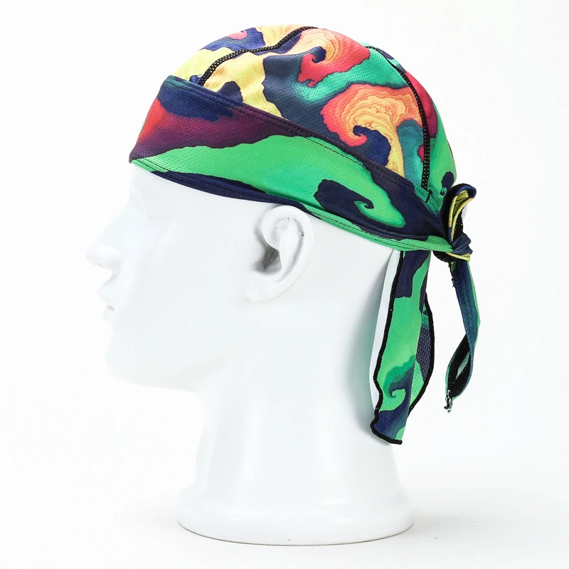 Спортивный шарф, повязка на голову, велосипедная шапка, кепка для бега, практичная быстросохнущая Защита от солнца УФ, дышащая Пиратская шапка головной убор
