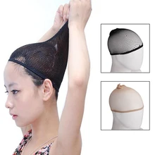 Два открытых Hairnets дамы эластичный парик кепки s унисекс чулок укладчик париков cap Snood нейлон стрейч сетки Hairnets старый улица