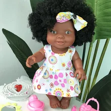 Детские подвижные шарниры, африканская кукла, черная кукла, лучший подарок, игрушка, рождественский подарок, Playmate Boneca menina, детские куклы, игрушки для девочек