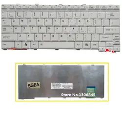 Ssea Новая Клавиатура США Белый для Toshiba Satellite U300 U305 M600 Клавиатура ноутбука