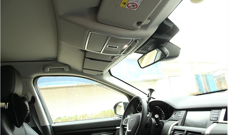 chrome reading light frame cover trim for land rover discovery sport 2015 accessories car styling (1).jpg