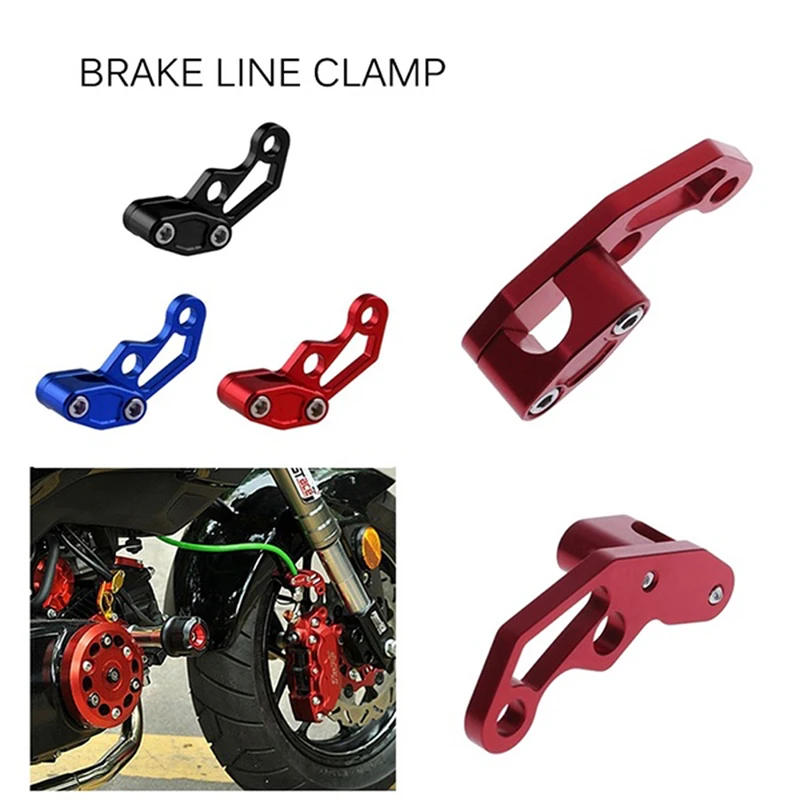 

Motorcycle Brake Pipe Clamp Line Fixing Frame Line Clamps Motorcycle Accessories