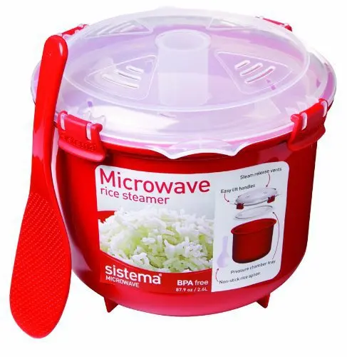 1 Pcs Plastic Microwave Rice Steamer Bowl Chinese Bowls Of Microwave 2 4l Capacity Made From Polypropylene It Is Dishwasher Freezer Safe Shipping Will Be Arranged In 3 Days After Payment