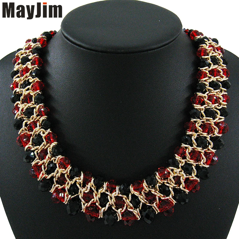 Заявление ожерелье женская мода 2017 vintage choker воротник золотая цепь большой