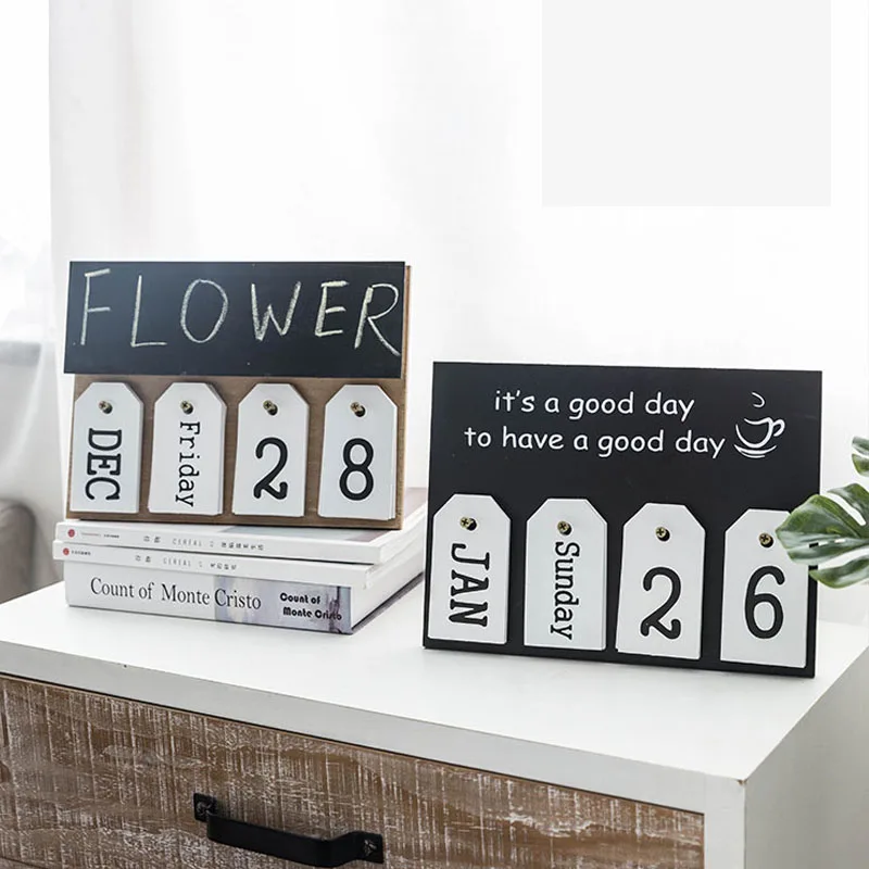 

2019 Beach Wall Planner Table Desktop Calendar Organizer Office Family Birthday Supplies Calendars Wooden Words Decor Board
