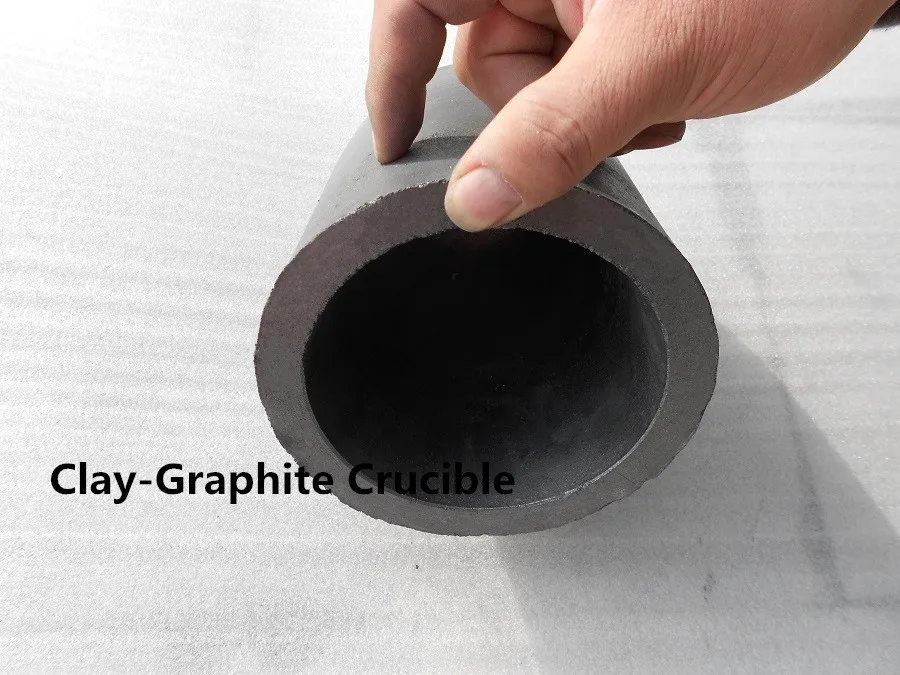 Portable gold melting crucible