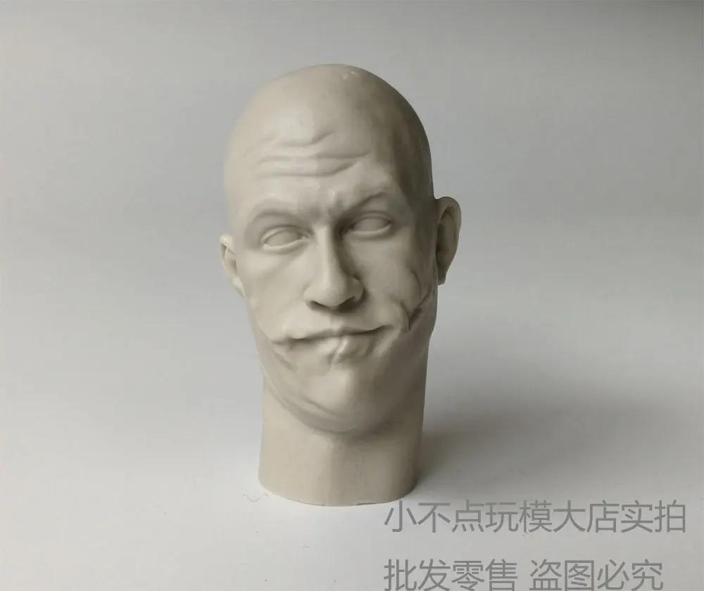 Free Shipping 1//6 scale Custom Head Sculpt Creg 5.0 Joker Heath Ledger unpainted