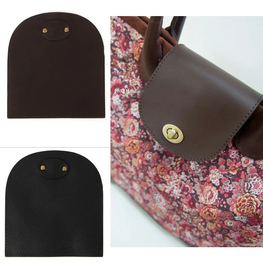 13-5x12-5cm-Bag-Flip-Cover-PU-Leather-Replacement-Bag-Accessories-with-Lock-Handmade-DIY-Handbag