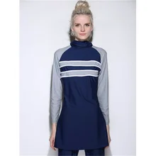 Полный закрытый купальник женский Мусульманский купальник плюс размер скромные исламские купальники для женщин