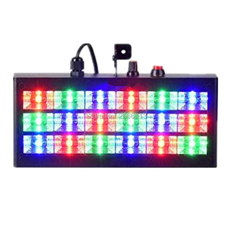 

Free Shipping New 18pcs Full-color LED Strobe Light/LED Flash Stroboscope For KTV Bar Dance Halls/Christmas Light/DJ Lighting