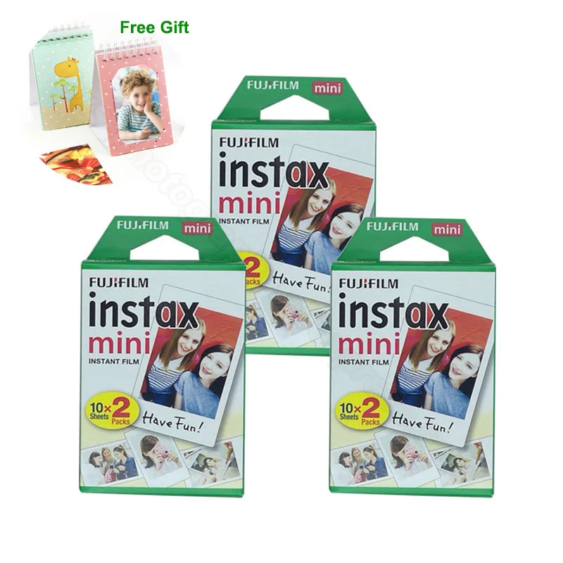 Пленка Fujifilm Instax Mini 9 60 листов для Fuji 7s 8 70 25 90 50 Polaroid 300 мгновенная камера принтер