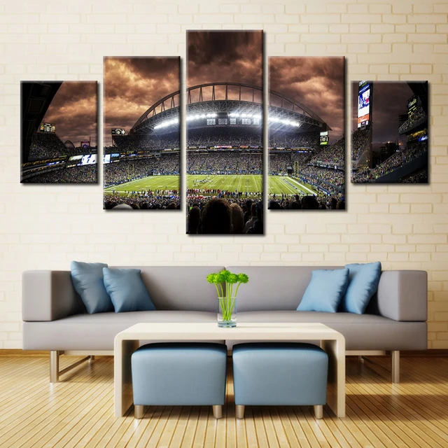 5 Panel New York Yankees Stadium Wall Art Picture Home Decor 5 Panel New York Yankees Stadium Wall Art Picture Home Decor Living Room Canvas Print