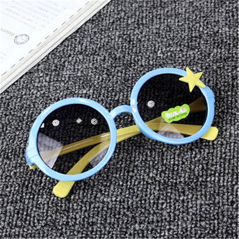 RILIXES для маленьких мальчиков обувь девочек очки детские Винтаж Круглый Защита от солнца очки UV 400 детские солнцезащитные очки Óculos De Sol Люнет де soleil