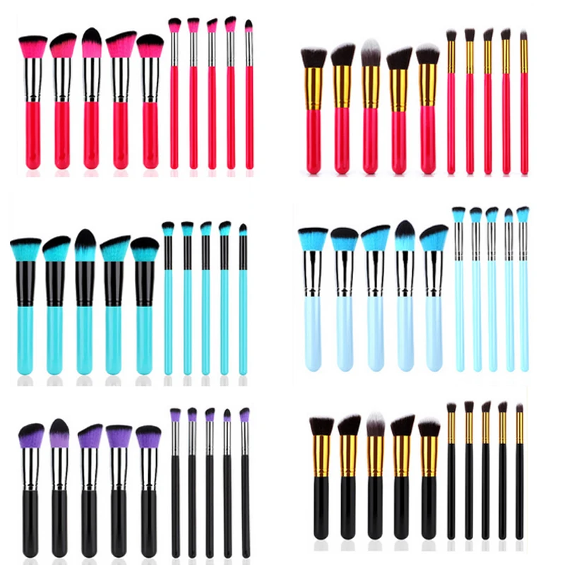 mini 10 pcs brush set