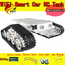 Official DOIT RC Metal Robot Wall-e Tank Car Chassis With High Torque Motor Hall Sensor Speed Measure Tracked Caterpillar
