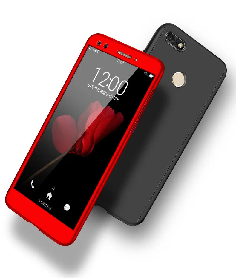 360 degree full hard case for Huawei y9 2018 honor 7c pro 7a pro 01