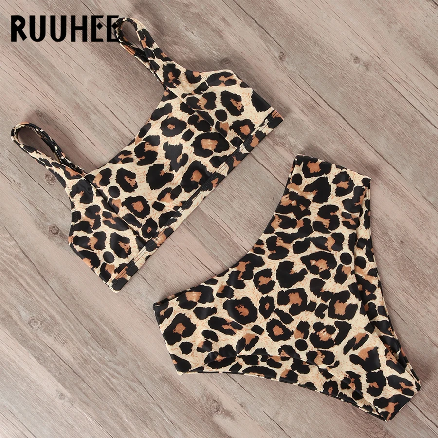 RUUHEE Swimwear Women Bikini 2020 Swimsuit High Waist Bikini Set Push Up Sport Tops Bathing Suit Women Summer Female Beach wear RUUHEE Swimwear Women Bikini 2020 Swimsuit High Waist Bikini Set Push Up Sport Tops Bathing Suit Women Summer Female Beach wear