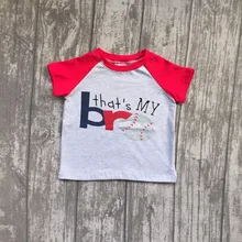 baby boys summer top clothes kids boys that’s my bro baseball raglans top children boys baseball season top outfits clothing