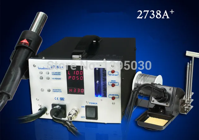 110 V/220 V 2738A+ ESD Safe 3-в-1 свинец паяльная станция ремонта Системы