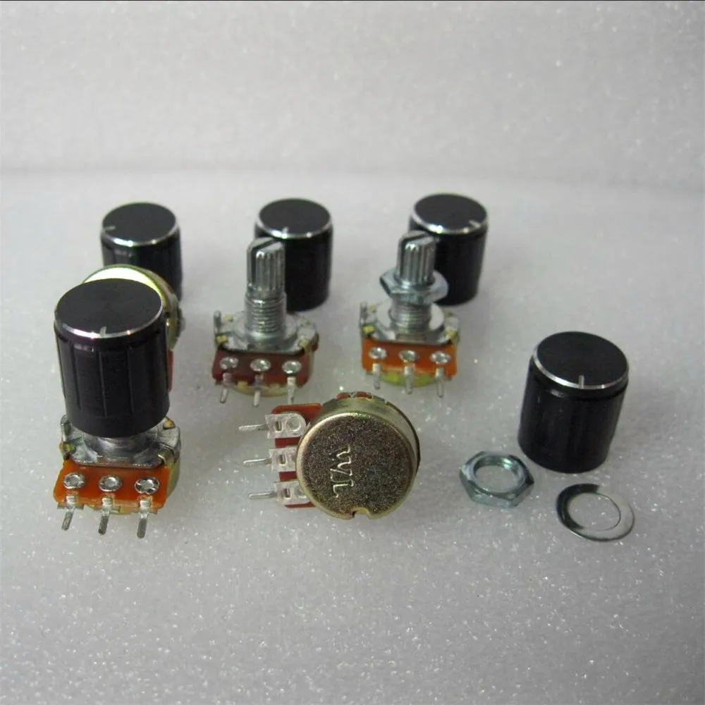 10pc High Quality WH148 B100K Adjust volume size Linear Potentiometer