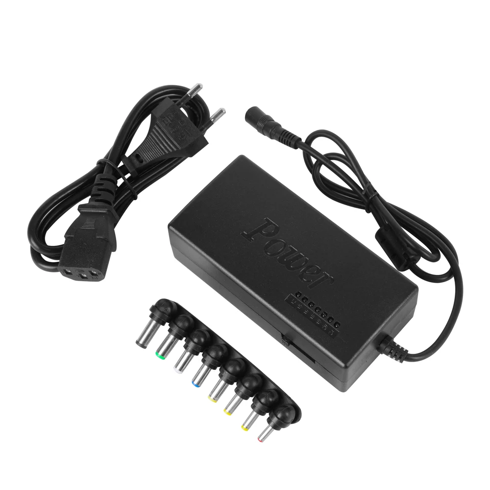 Universal Laptop Adapter 96W LED Charger Adjustable Power Supply Set 8 Detachable Plugs For Notebooks Dell HP Toshiba Acer Asus Universal Laptop Adapter 96W LED Charger Adjustable Power Supply Set 8 Detachable Plugs For Notebooks Dell HP Toshiba Acer Asus