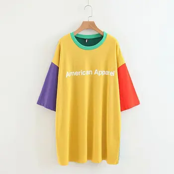 

2018 European and American wind, spring, summer, women's wear, new boyfriend, oversize