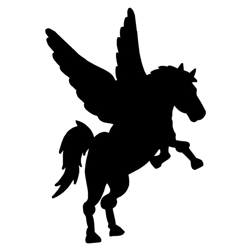 9 7*14 1 см крутой виниловый автомобильный стикер Пегас крылатый конь животное узор