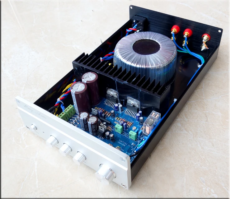 KYYSLB ac220в TDA7293 100 Вт+ 100 Вт HiFI усилитель с тройной альт Регулировка баса