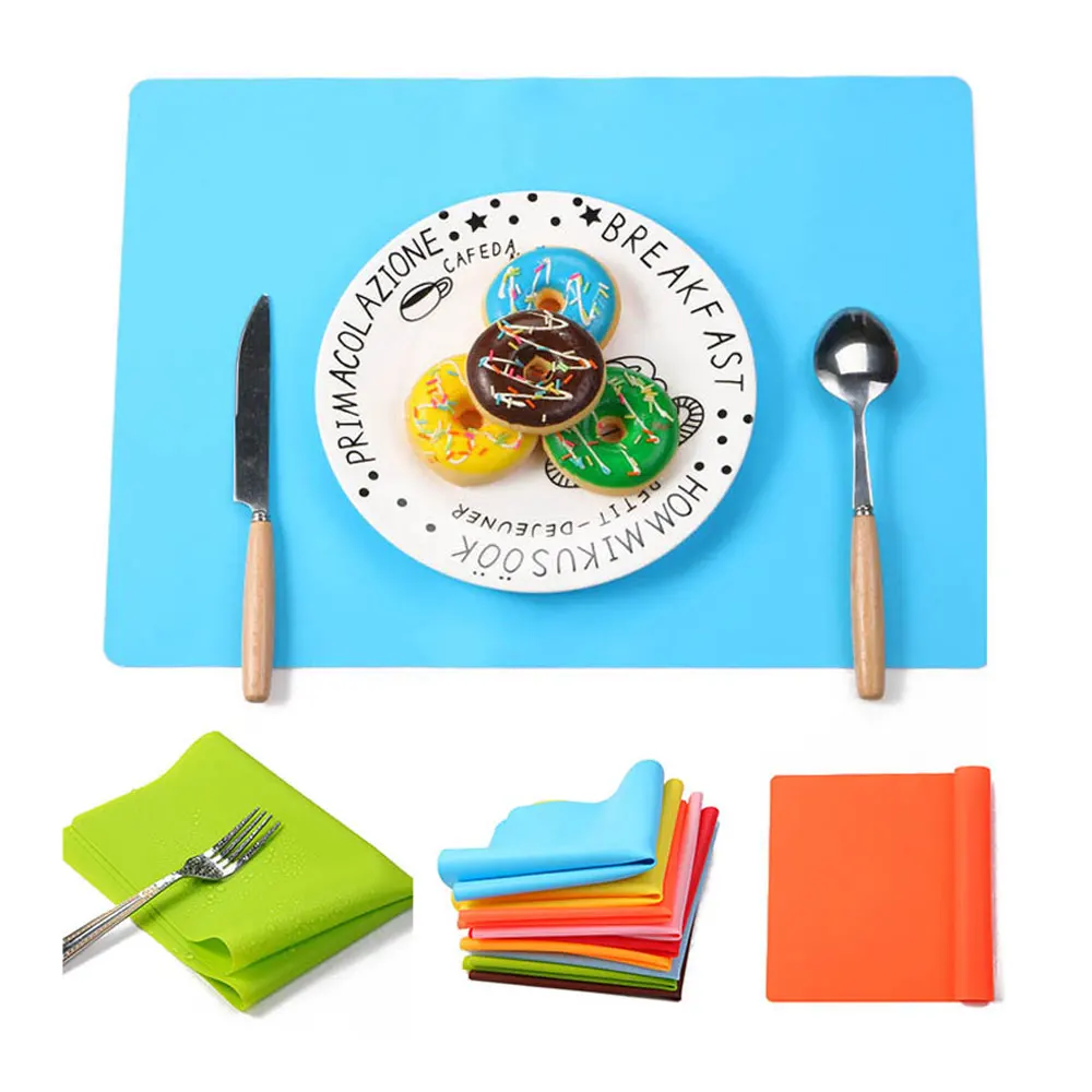 

1Pcs High quality Heat Resistant Mat Table Washable Durable Non-slip Silicone Practical Kitchen Mat