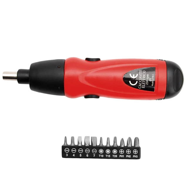 Electrics Screwdriver 6V Battery Operated Cordless Screwdriver Drill Tool Better 1 set 2017