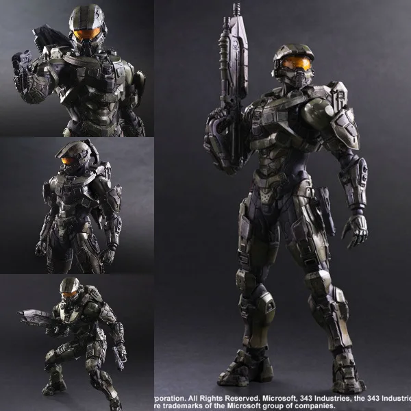

Play Arts KAI Halo 5 Guardians No. 1 Master Chief PVC Action Figure Collectible Model Toy 26cm