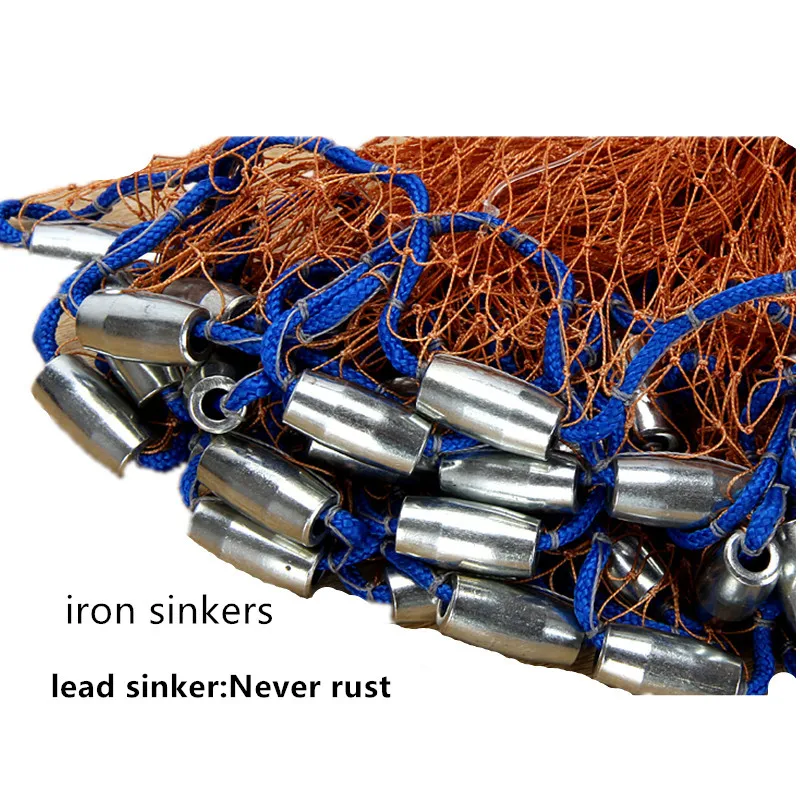 USA style Tire line hand throw net fishing network cast net fish trap fishing net china round net rede de pesca outdoor fishing