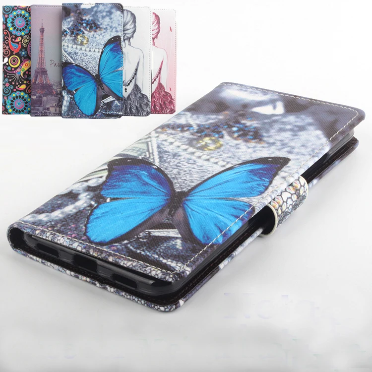 

Painted For MeiZu MEIBLUE Note 3 Phone Case 5.5Inch Leather Transverse Flip Covers For MeiZu M3 Note Case For Girl Soft To Touch