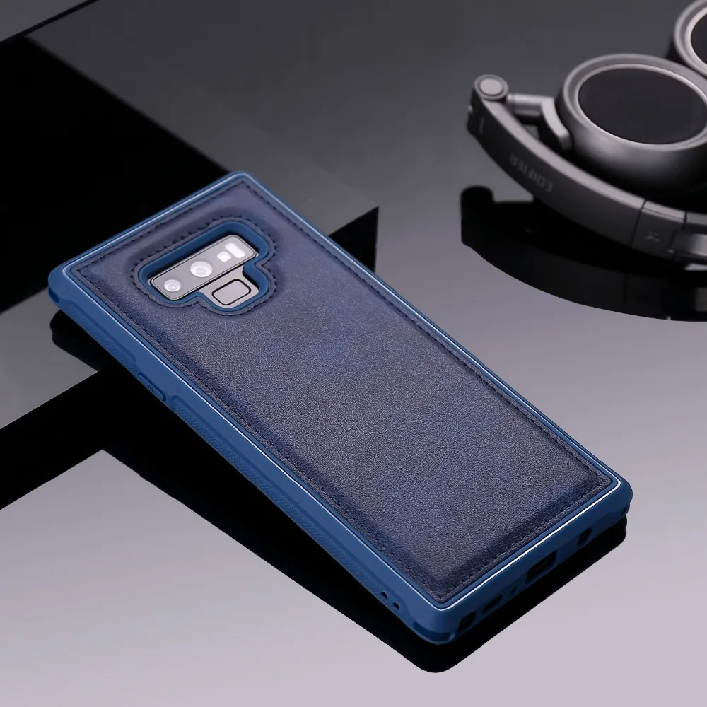 Для samsung Galaxy Note 9 бумажник чехол 2 в 1 из искусственной кожи Магнитный портмоне с