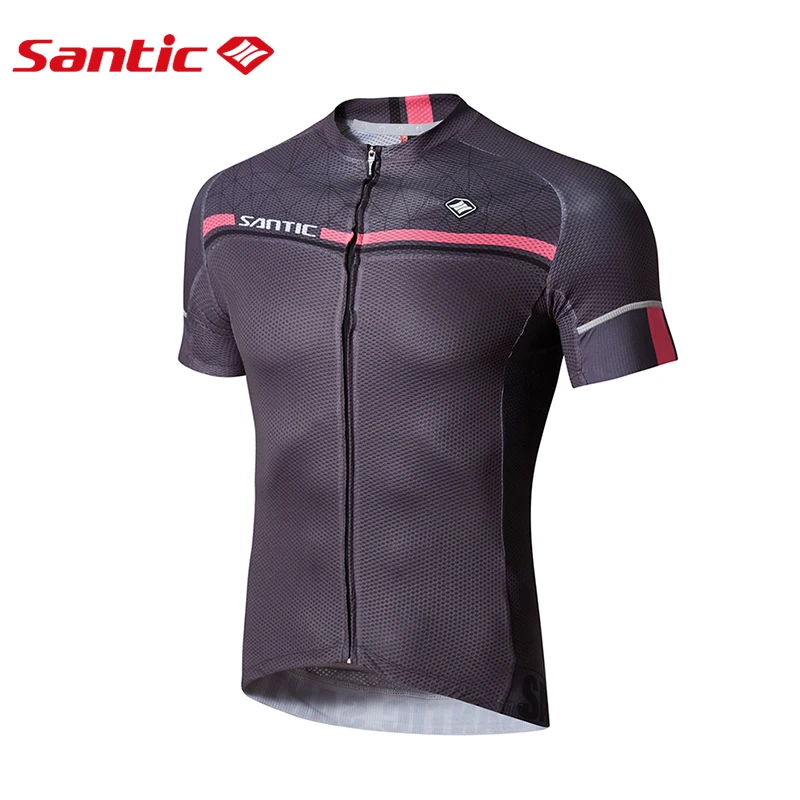 buy Santic Jerseys Pro Fit Antislip Sleeve Cuff Road Bike MTB Short Sleeve Cycling Clothings Four Colors C02107 Men Cycling Short