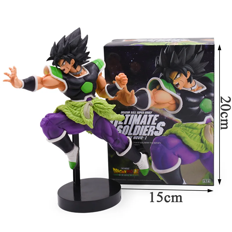 11-23 см Dragon Ball Z Super Goku Son Gohan Broly Vegeta Cell Frieza Buu Broli trunks лопуха ПВХ Фигурки коллекционные игрушки