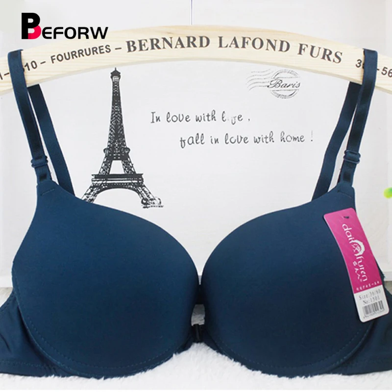 Women Push Up Bra Sexy White Black Backless Lingerie Brassiere Bra