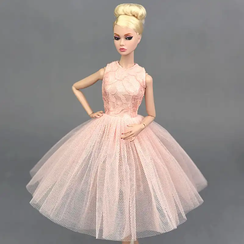 pink doll dress