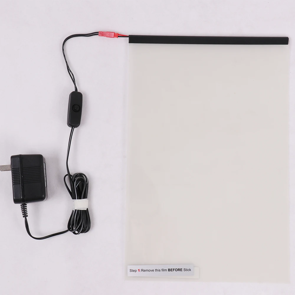 210*297mm Sample Electronic PDLC Car Smart Film PDLC Switchable Smart Film Electric Glass for Car Side Window