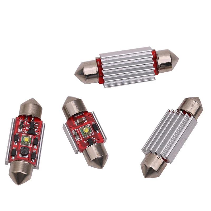 

1pc Canbus Festoon Door Led 36-41mm 3014 2SMD 12V Warning Lamp Lighting Car Dome Bulb License Plate Map Reading Tail Box Lamp