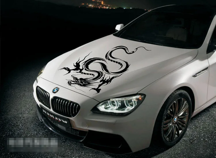 

Car Roof Sticker Dragon Style Auto Engine Hood Decal Car Head Sticker Automobile Accessories