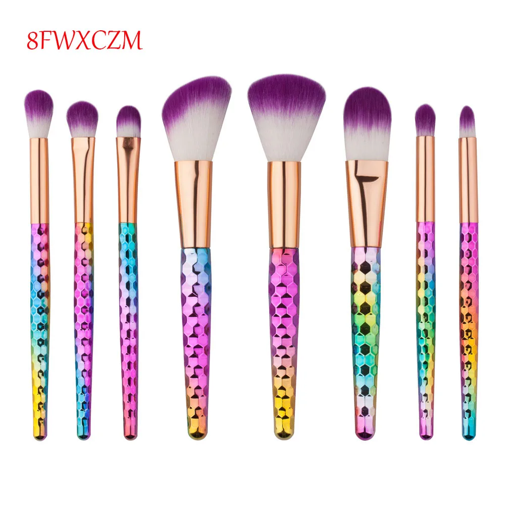 

8Pcs Honeycomb Multifunction Makeup Brushes set foundation Powder Blush Contour Eyeliner Eyeshadow Eyebrow Lip makeup Brush Kits